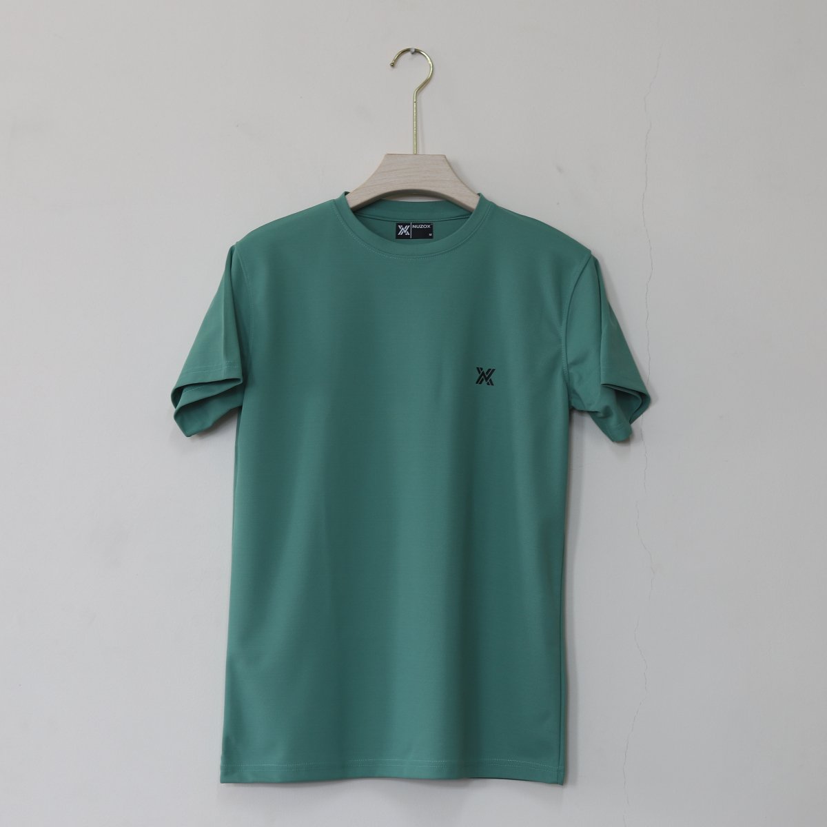 Plain Half Hand T-Shirt Green