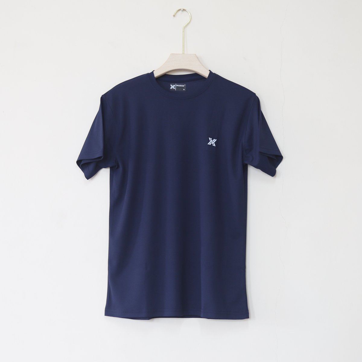 Plain Half Hand T-Shirt Navy Blue