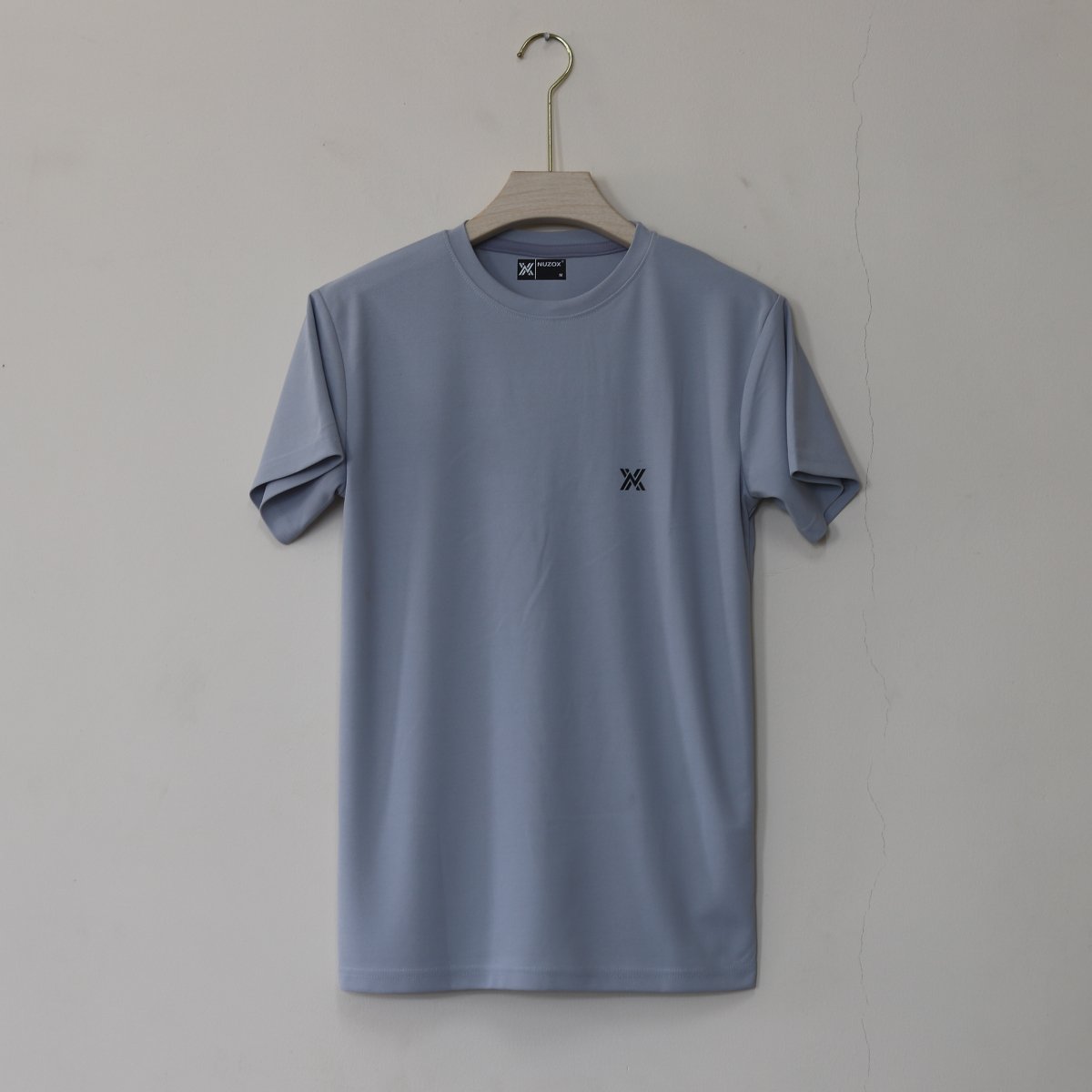 Plain half hand t-shirt Lite Grey