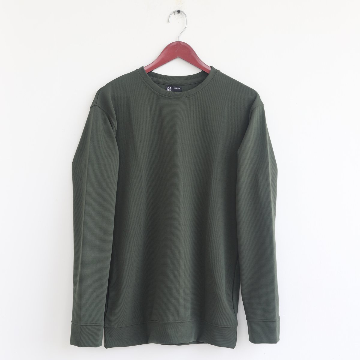 Plain Full  Hand T-Shirt Olive Green