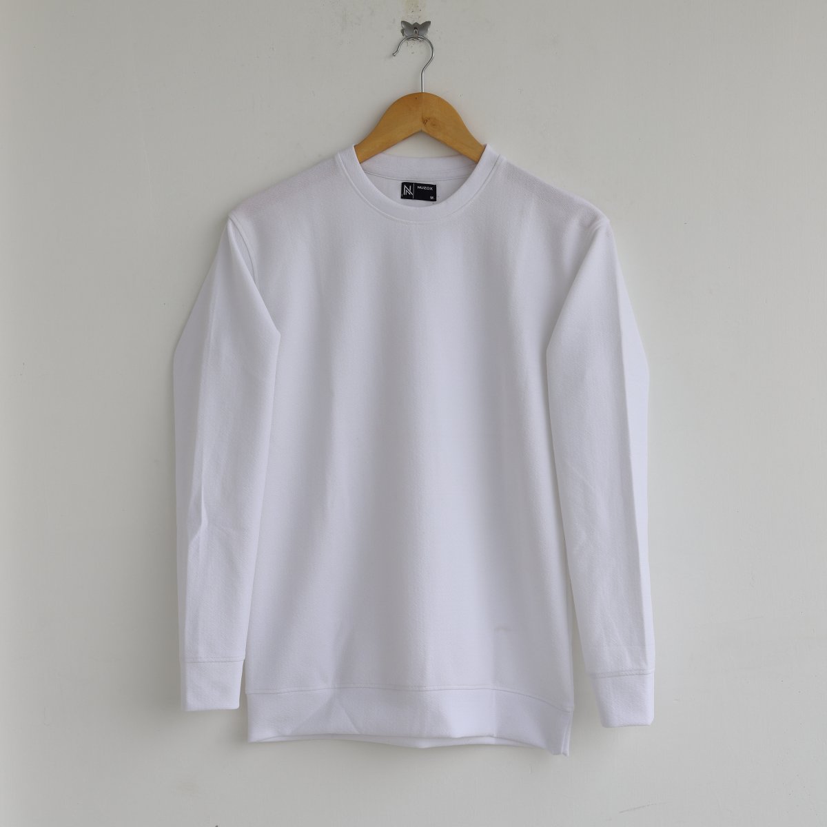 Plain Full Hand T-Shirt White