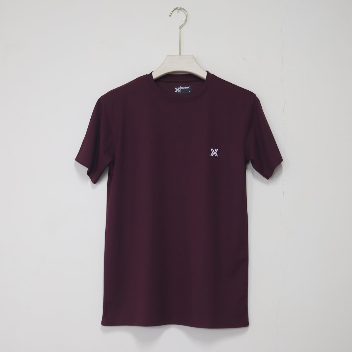 Plain Half Hand T-Shirt Dark Brown