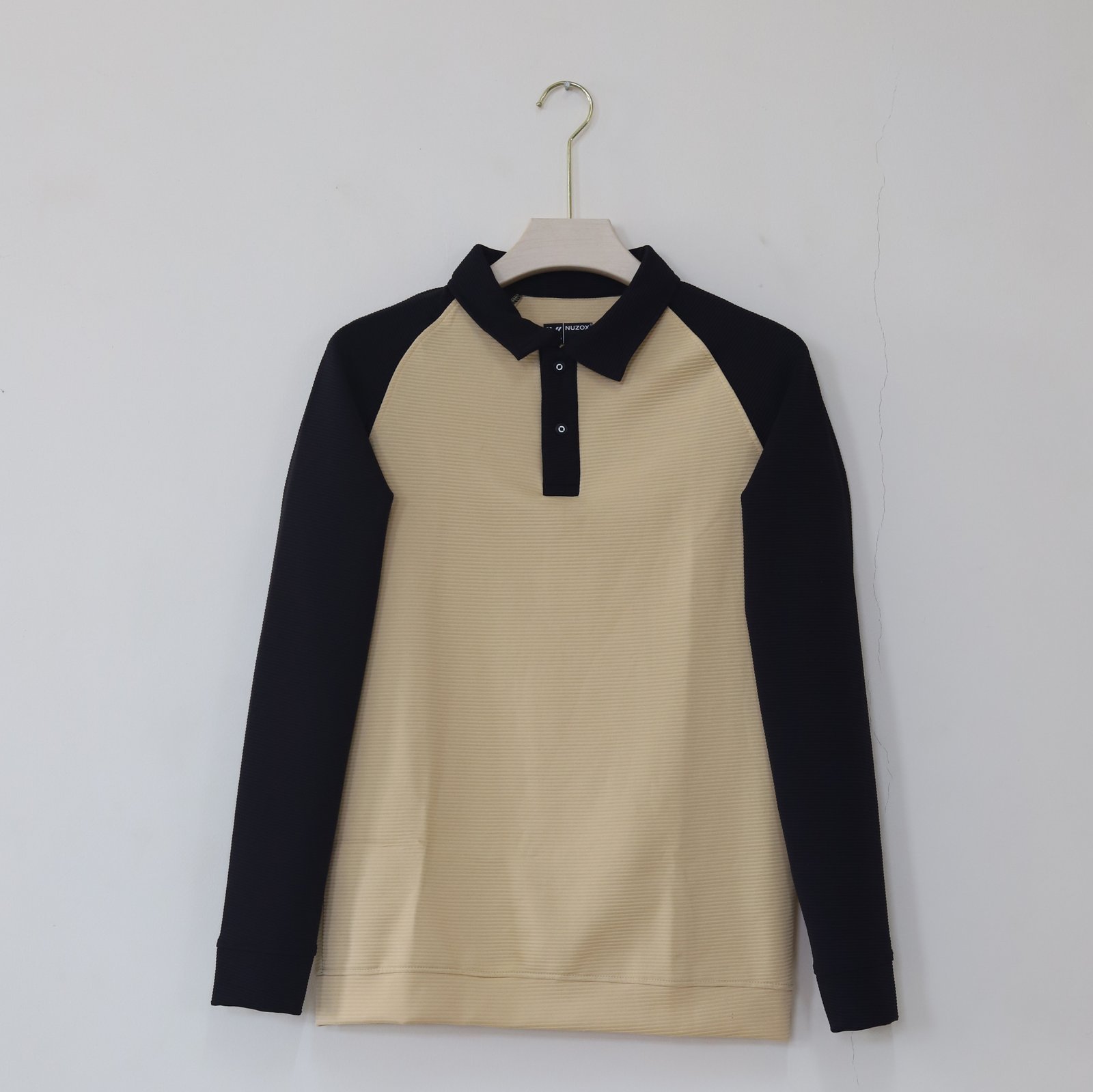 Collar Raglan Sleeve T-Shirt Full Sleeve