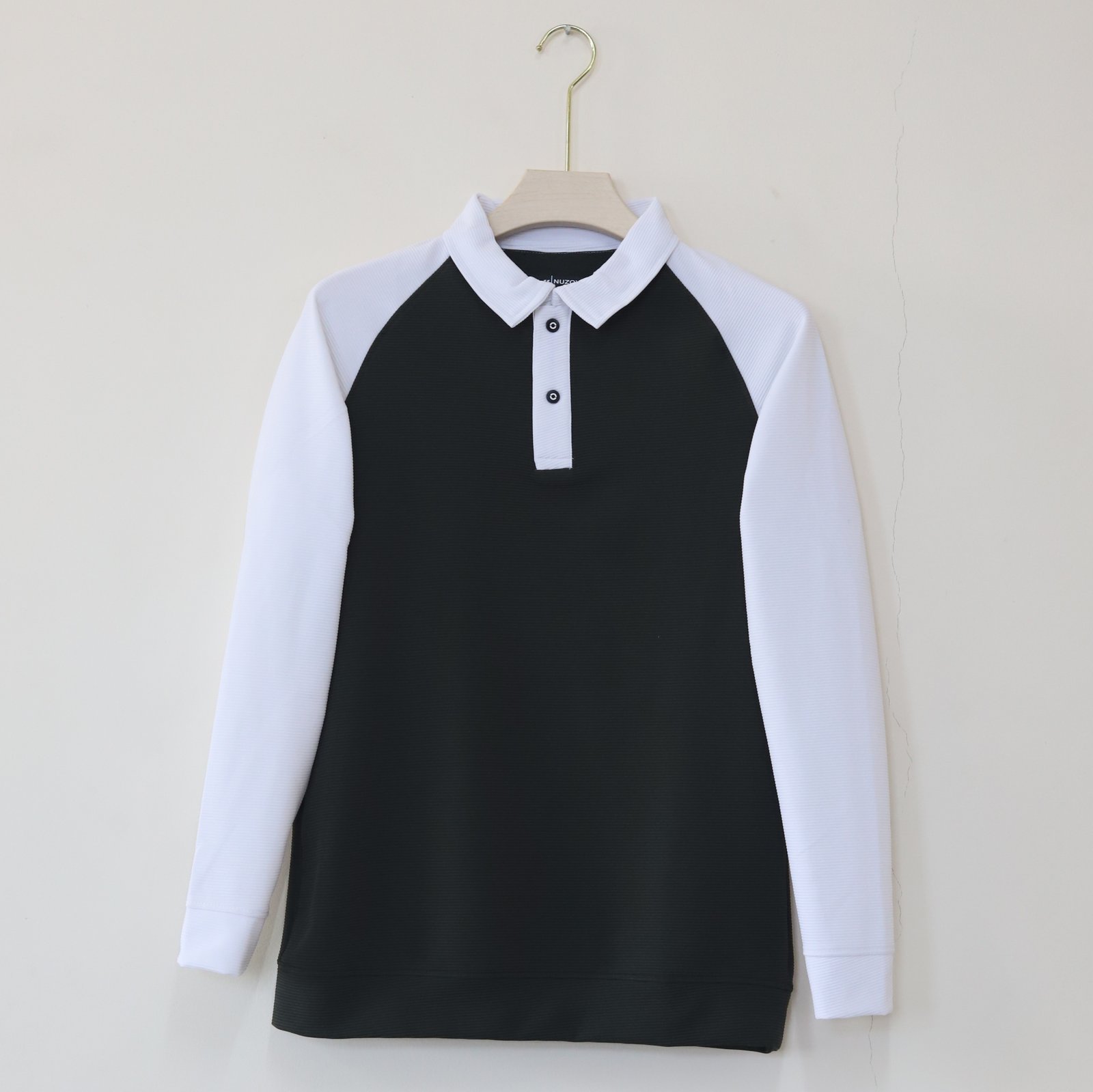 Collar Raglan Sleeve T-Shirt Full Sleeve