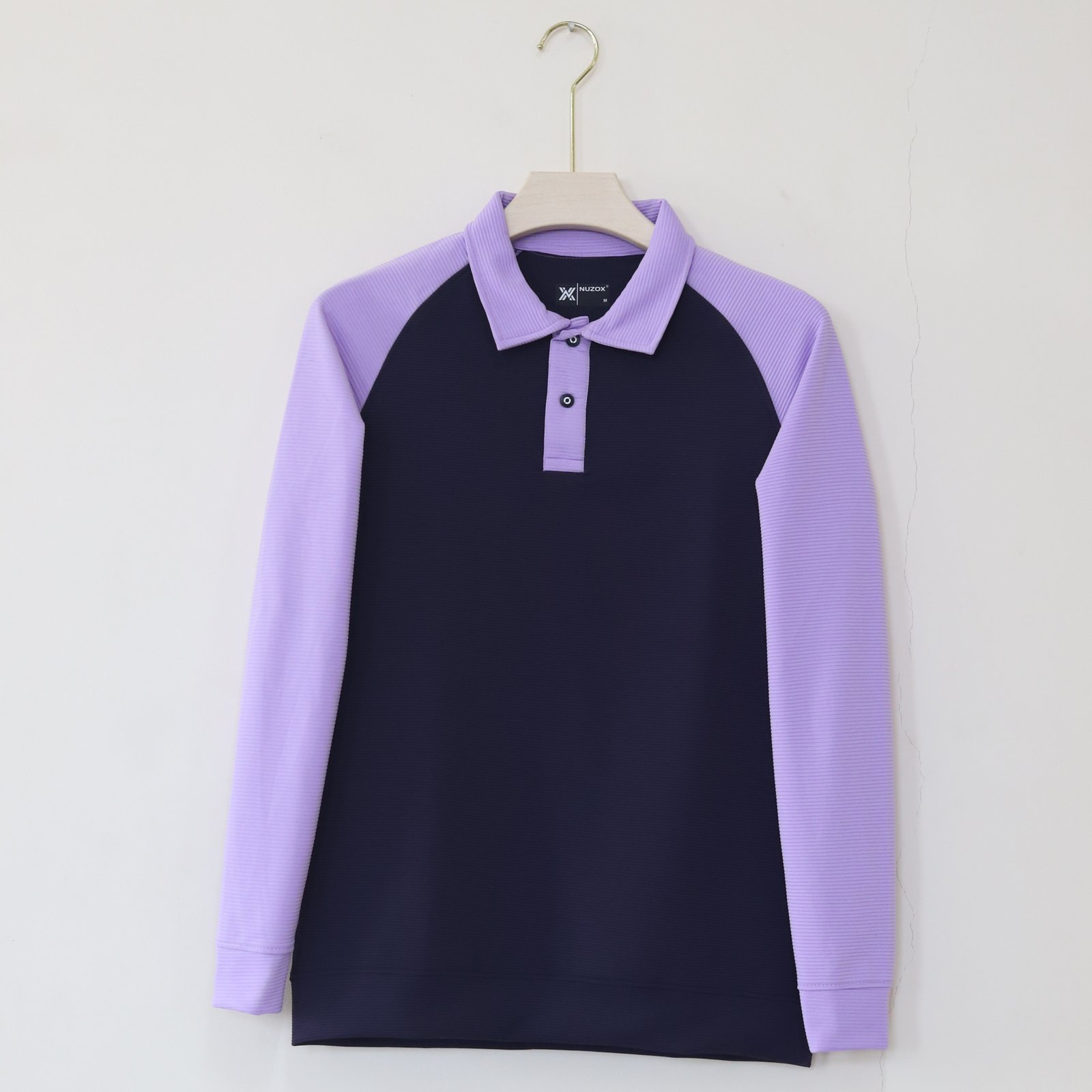 Collar Raglan Sleeve T-Shirt Full Sleeve