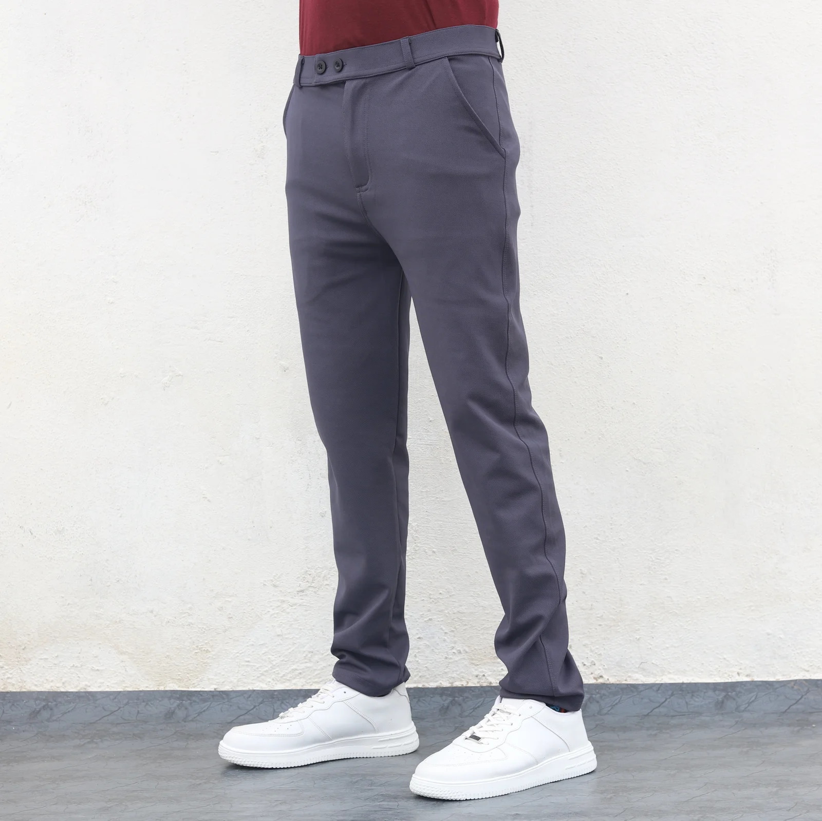 Lycra Formal Pant (Dark Grey)