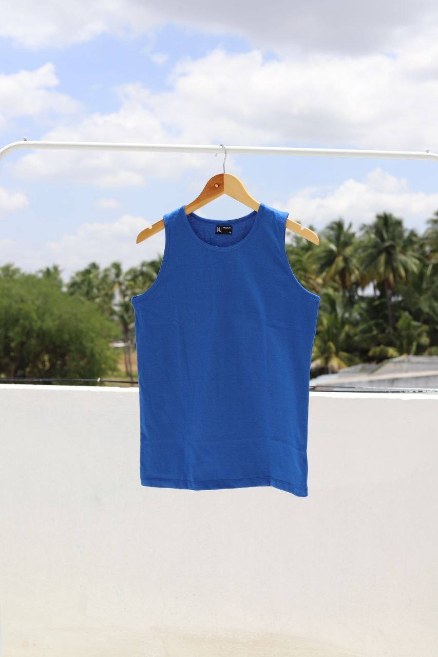 vest without sleeve ( blue)