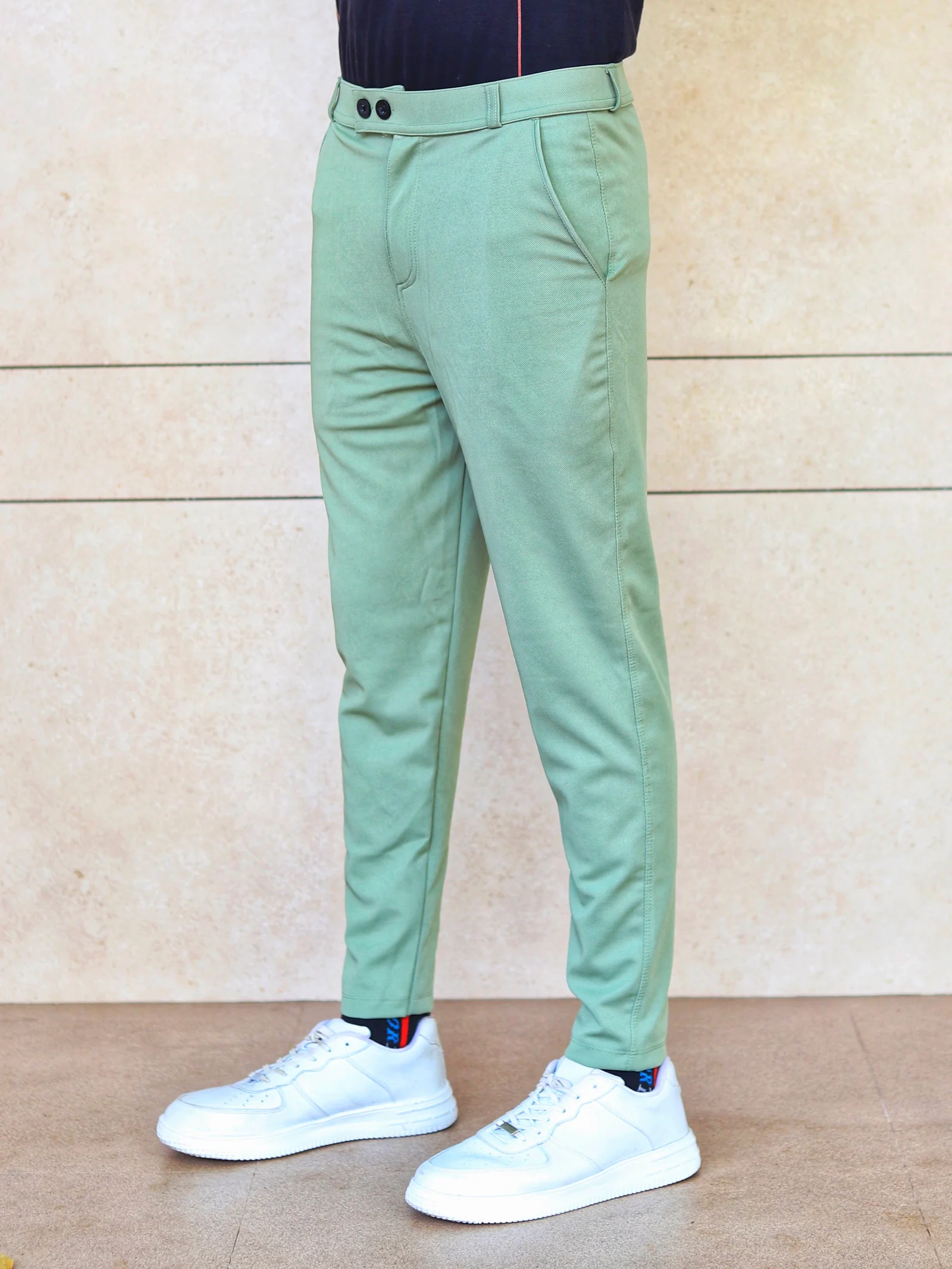 Lycra Formal Pant for Men(green)