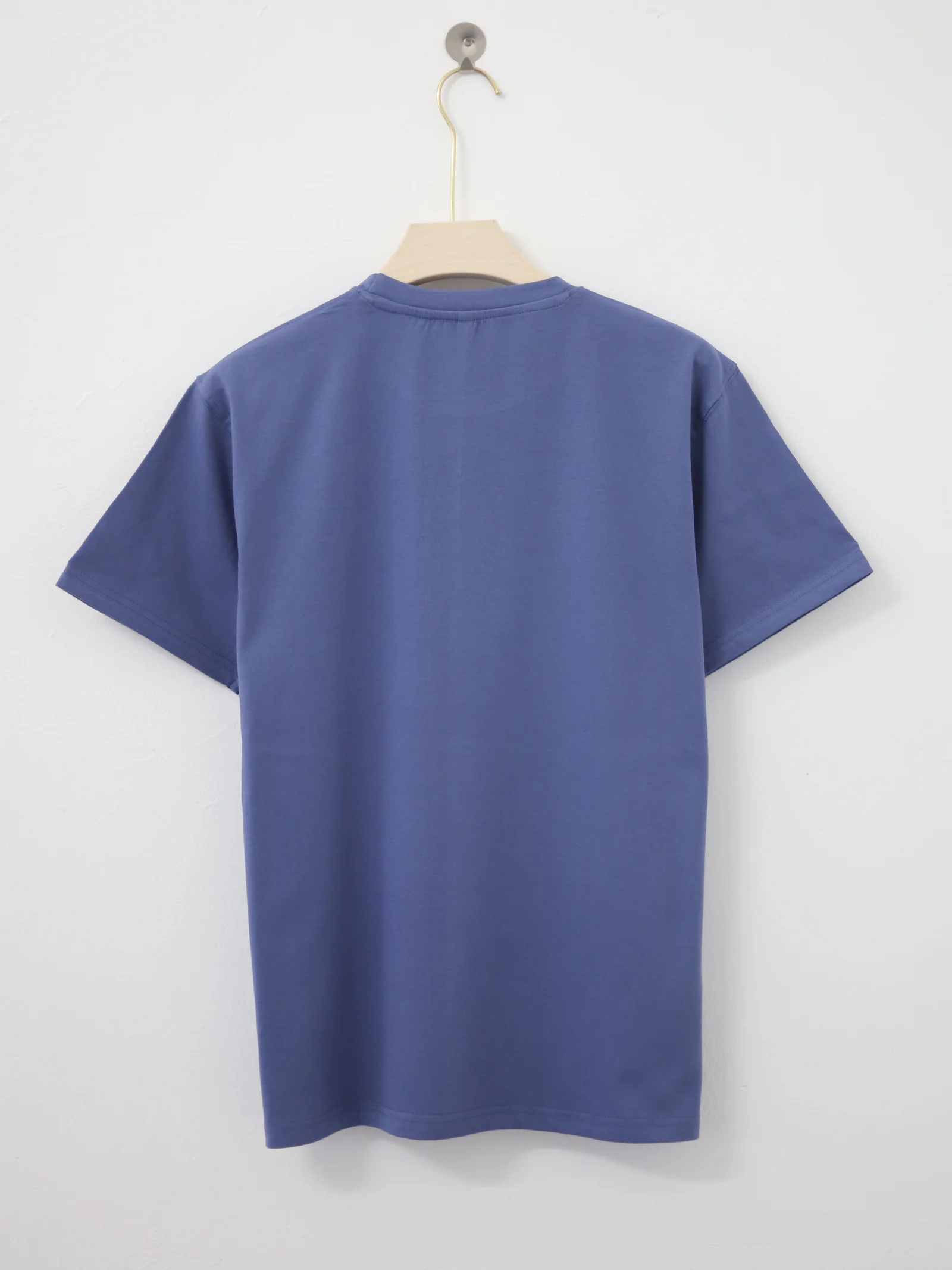Regular Half Sleeve Plain T-Shirt (Grape)