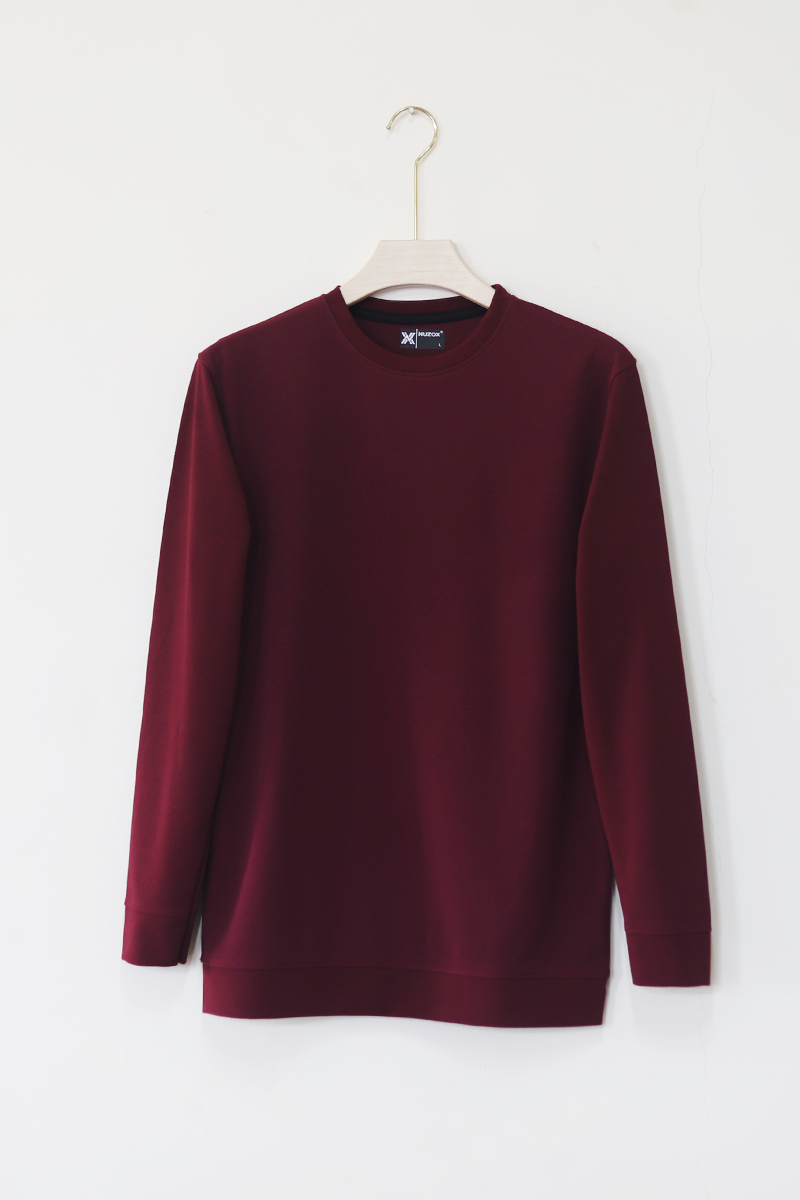 Plain Full Hand T-Shirt Lycra ( Maroon)