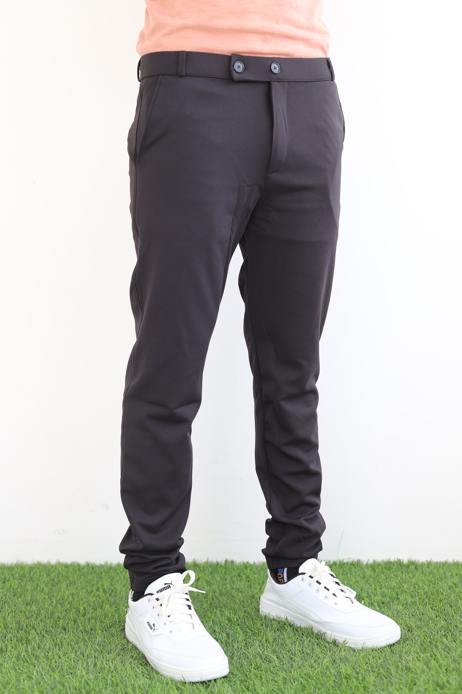 Lycra Formal Pant for Men (Black)