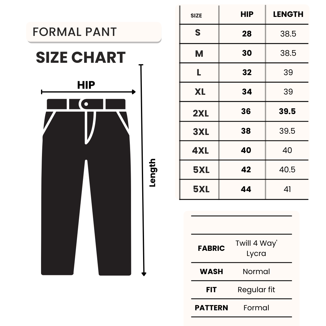 Lycra Formal Pant for Men(Green)