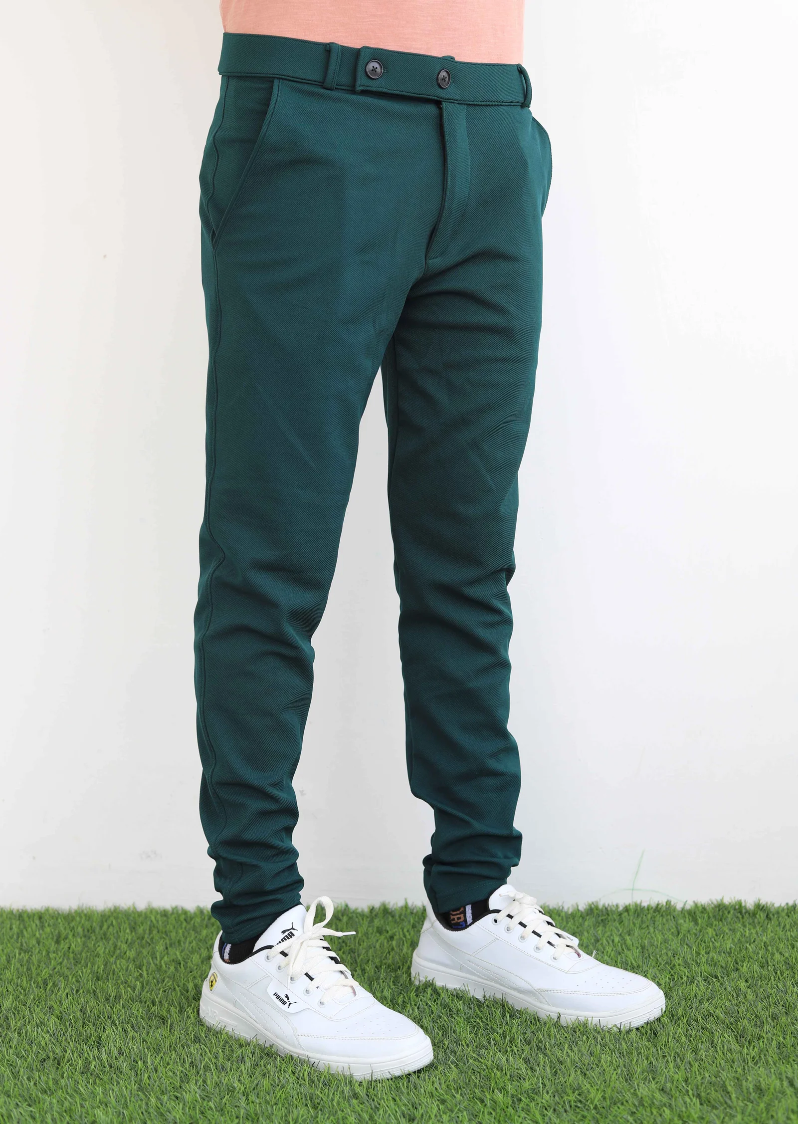 Lycra Formal Pant for Men(Green)