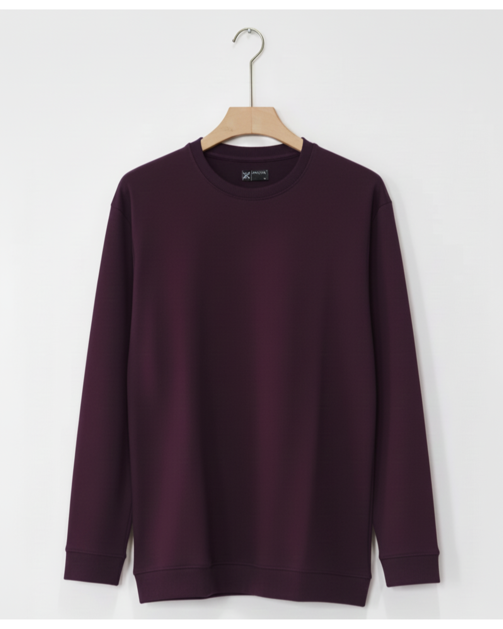 Plain Full Hand T-Shirt Lycra (Grape)
